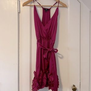 Aqua brand silky cocktail dress